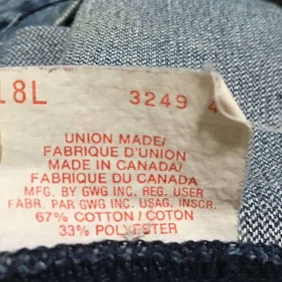 Vintage GWG High Rise Jeans Size 18L - Picture 10 of 11